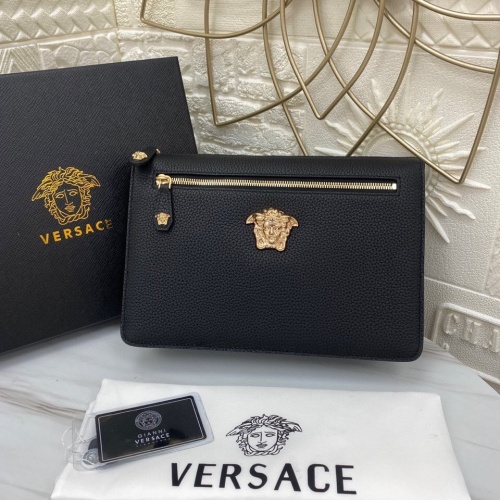 Wholesale Versace AAA Man Wallets #1252982 $140.00 USD, Wholesale Quality Replica Versace AAA Man Wallets