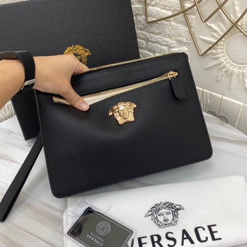 Replica Versace AAA Man Wallets #1252982 $140.00 USD for Wholesale