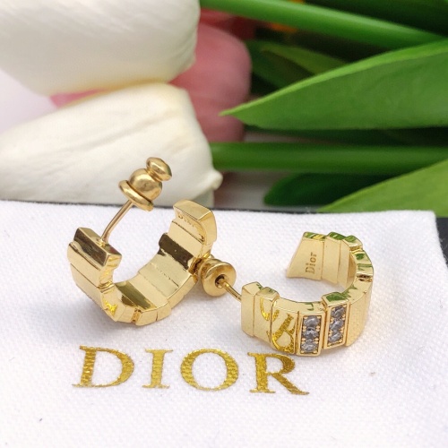 Replica Christian Dior Earrings For Women #1252992 $27.00 USD for Wholesale