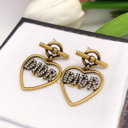 Replica Christian Dior Earrings For Women #1252996 $27.00 USD for Wholesale