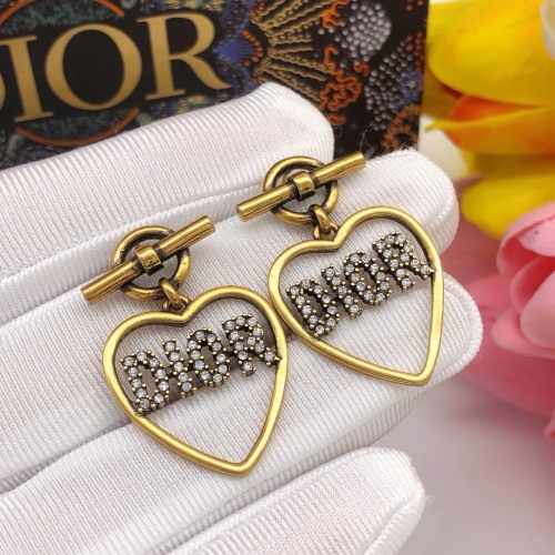 Replica Christian Dior Earrings For Women #1252996 $27.00 USD for Wholesale