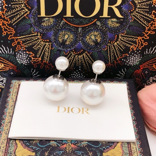 Replica Christian Dior Earrings For Women #1252999 $25.00 USD for Wholesale