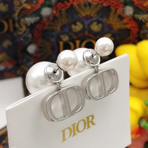 Replica Christian Dior Earrings For Women #1253003 $27.00 USD for Wholesale