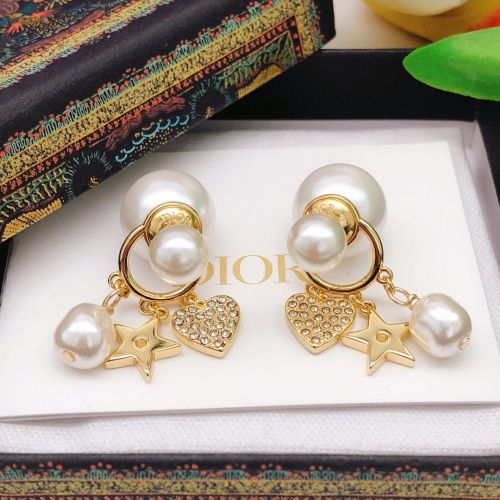 Wholesale Christian Dior Earrings For Women #1253004 $27.00 USD, Wholesale Quality Replica Christian Dior Earrings