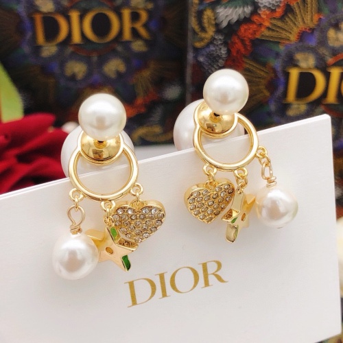 Replica Christian Dior Earrings For Women #1253004 $27.00 USD for Wholesale