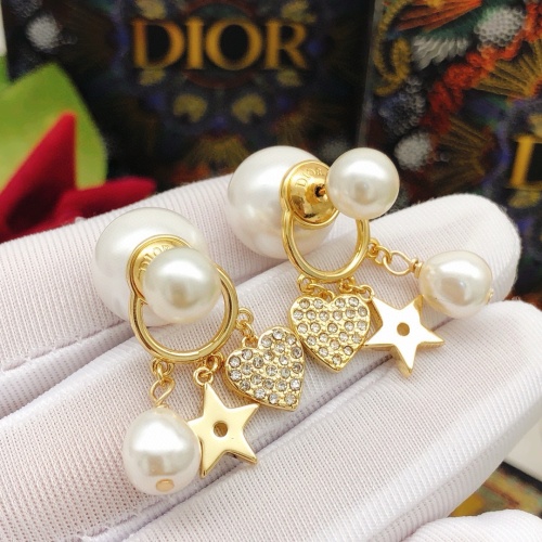 Replica Christian Dior Earrings For Women #1253004 $27.00 USD for Wholesale