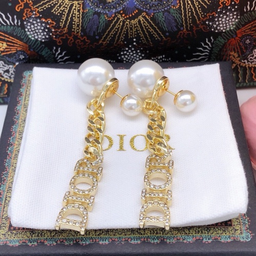 Wholesale Christian Dior Earrings For Women #1253005 $27.00 USD, Wholesale Quality Replica Christian Dior Earrings