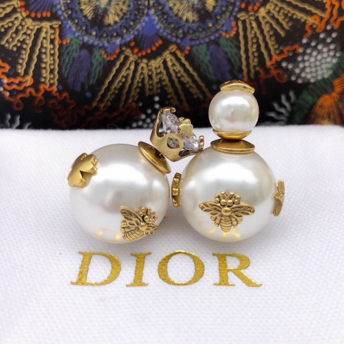 Wholesale Christian Dior Earrings For Women #1253007 $27.00 USD, Wholesale Quality Replica Christian Dior Earrings