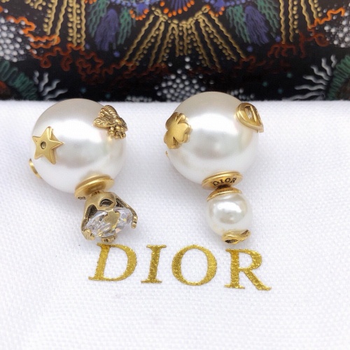 Replica Christian Dior Earrings For Women #1253007 $27.00 USD for Wholesale