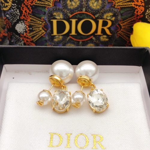 Replica Christian Dior Earrings For Women #1253008 $27.00 USD for Wholesale