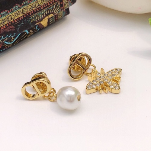 Wholesale Christian Dior Earrings For Women #1253009 $27.00 USD, Wholesale Quality Replica Christian Dior Earrings