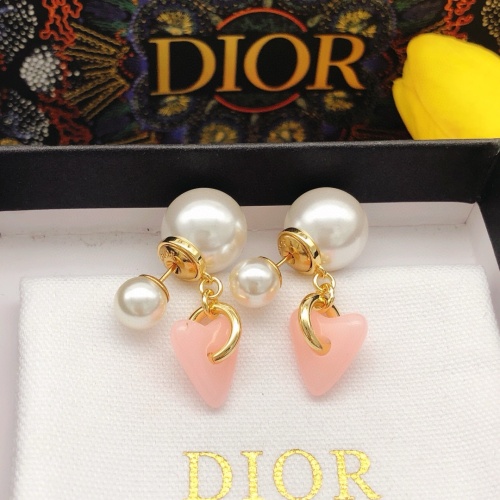 Replica Christian Dior Earrings For Women #1253010 $27.00 USD for Wholesale