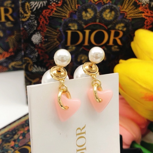 Replica Christian Dior Earrings For Women #1253010 $27.00 USD for Wholesale