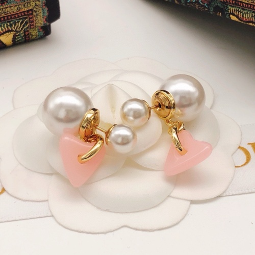 Replica Christian Dior Earrings For Women #1253010 $27.00 USD for Wholesale