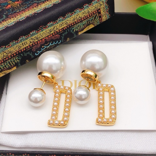 Wholesale Christian Dior Earrings For Women #1253011 $27.00 USD, Wholesale Quality Replica Christian Dior Earrings