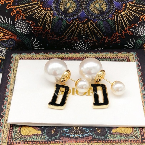 Replica Christian Dior Earrings For Women #1253012 $27.00 USD for Wholesale