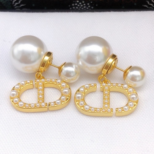 Wholesale Christian Dior Earrings For Women #1253016 $27.00 USD, Wholesale Quality Replica Christian Dior Earrings