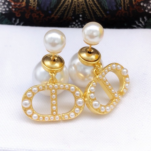 Replica Christian Dior Earrings For Women #1253016 $27.00 USD for Wholesale