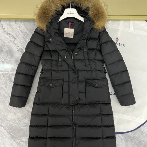 Replica Moncler Down Feather Coat Long Sleeved For Women #1253042 $225.00 USD for Wholesale