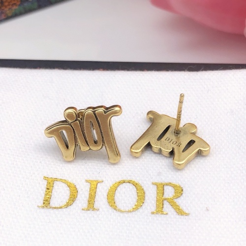 Replica Christian Dior Earrings For Women #1253086 $25.00 USD for Wholesale