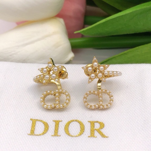 Replica Christian Dior Earrings For Women #1253088 $27.00 USD for Wholesale