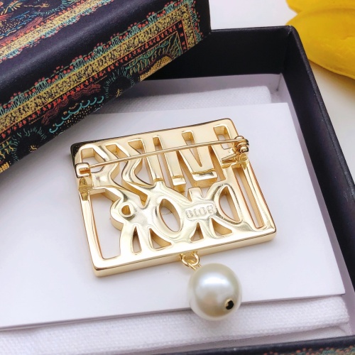 Replica Christian Dior Brooches For Women #1253093 $29.00 USD for Wholesale