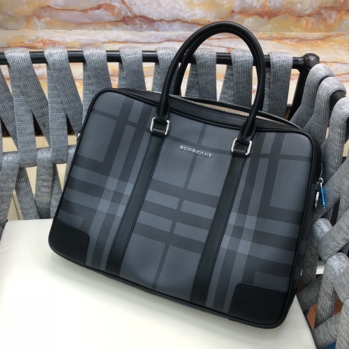 Replica Burberry AAA Man Handbags #1253101 $130.00 USD for Wholesale