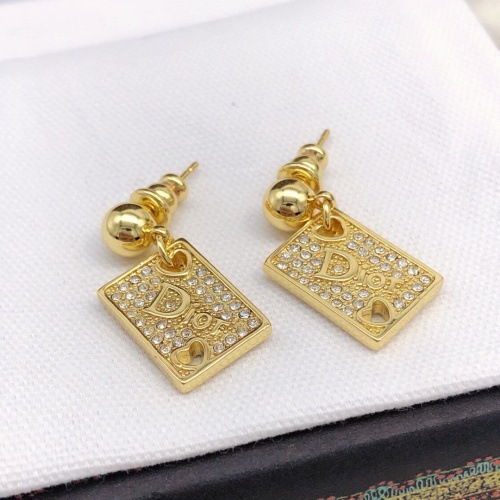 Wholesale Christian Dior Earrings For Women #1253104 $25.00 USD, Wholesale Quality Replica Christian Dior Earrings