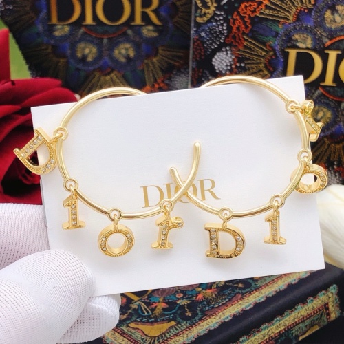 Replica Christian Dior Earrings For Women #1253110 $27.00 USD for Wholesale