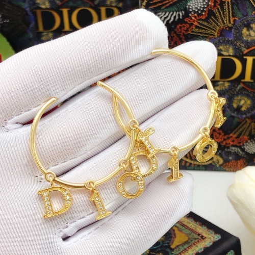 Replica Christian Dior Earrings For Women #1253110 $27.00 USD for Wholesale