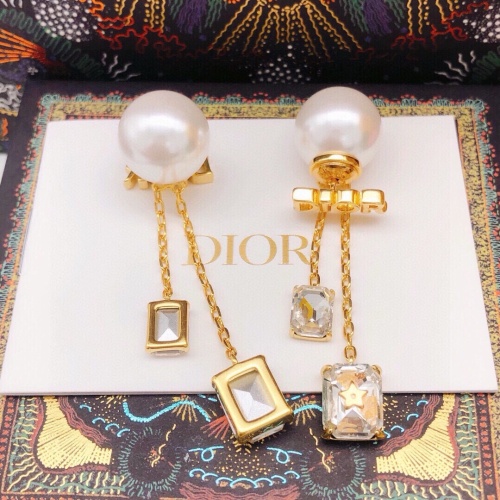 Replica Christian Dior Earrings For Women #1253113 $27.00 USD for Wholesale