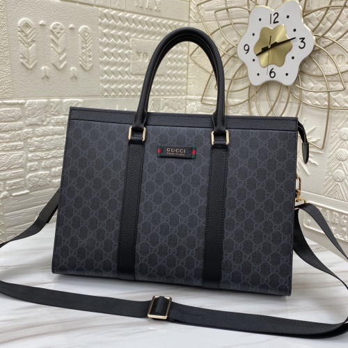 Replica Gucci AAA Man Handbags #1253151 $128.00 USD for Wholesale