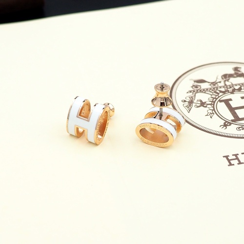 Wholesale Hermes Earrings For Women #1253156 $27.00 USD, Wholesale Quality Replica Hermes Earrings