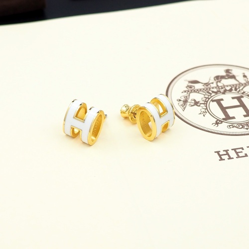 Wholesale Hermes Earrings For Women #1253158 $27.00 USD, Wholesale Quality Replica Hermes Earrings