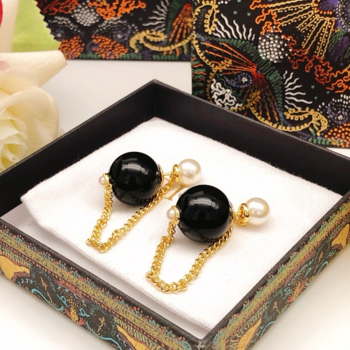 Replica Christian Dior Earrings For Women #1253231 $27.00 USD for Wholesale