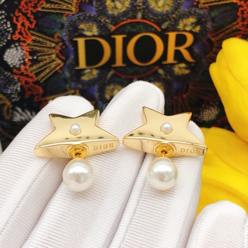 Wholesale Christian Dior Earrings For Women #1253235 $29.00 USD, Wholesale Quality Replica Christian Dior Earrings