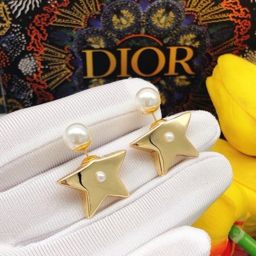 Replica Christian Dior Earrings For Women #1253235 $29.00 USD for Wholesale