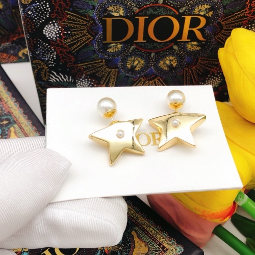 Replica Christian Dior Earrings For Women #1253235 $29.00 USD for Wholesale