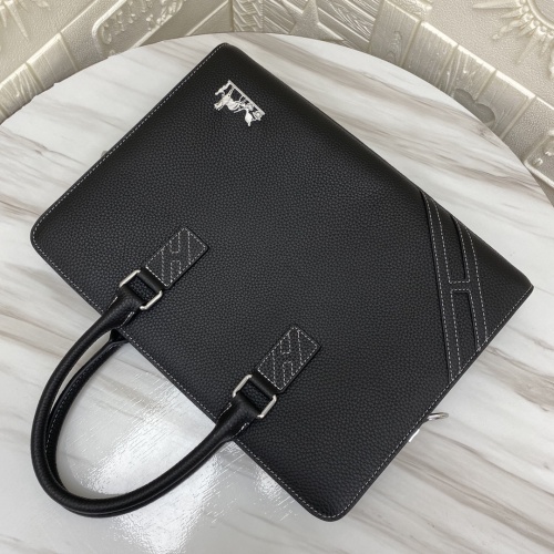 Replica Hermes AAA Man Handbags #1253248 $165.00 USD for Wholesale