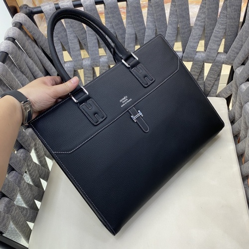 Replica Hermes AAA Man Handbags #1253249 $162.00 USD for Wholesale