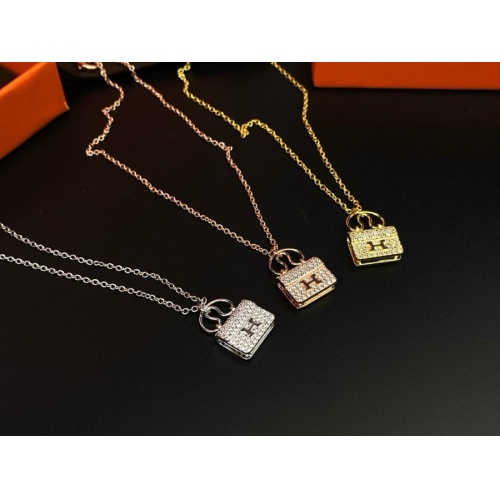 Replica Hermes Necklaces For Women #1253258 $27.00 USD for Wholesale