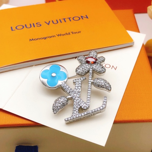 Wholesale Louis Vuitton LV Brooches For Women #1253281 $38.00 USD, Wholesale Quality Replica Louis Vuitton LV Brooches