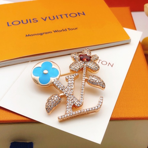 Wholesale Louis Vuitton LV Brooches For Women #1253282 $38.00 USD, Wholesale Quality Replica Louis Vuitton LV Brooches