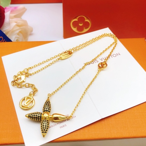 Wholesale Louis Vuitton Necklaces #1253345 $32.00 USD, Wholesale Quality Replica Louis Vuitton Necklaces