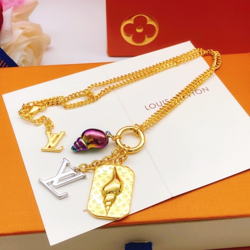 Wholesale Louis Vuitton Necklaces #1253349 $38.00 USD, Wholesale Quality Replica Louis Vuitton Necklaces