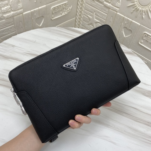 Replica Prada AAA Man Wallets #1253372 $88.00 USD for Wholesale