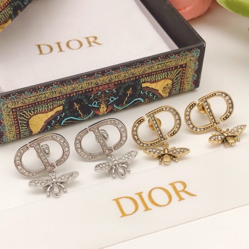 Replica Christian Dior Earrings For Women #1253403 $27.00 USD for Wholesale