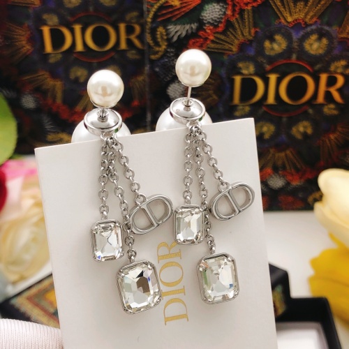 Replica Christian Dior Earrings For Women #1253660 $29.00 USD for Wholesale