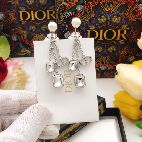 Replica Christian Dior Earrings For Women #1253660 $29.00 USD for Wholesale