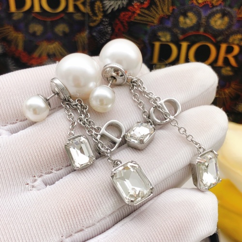 Replica Christian Dior Earrings For Women #1253660 $29.00 USD for Wholesale